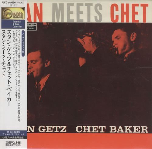 Stan Getz Stan Meets Chet CD album (CDLP) Japanese SGQCDST453124