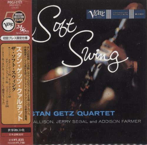 Stan Getz The Soft Swing CD album (CDLP) Japanese SGQCDTH737455