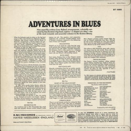 Stan Kenton Adventures In Blues vinyl LP album (LP record) UK SK2LPAD439264