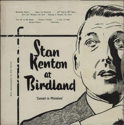 Stan Kenton At Birdland 'Concert In Miniature' vinyl LP album (LP record) US SK2LPAT659182