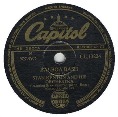 Stan Kenton How High The Moon 78rpm shellac record UK SK278HO394426