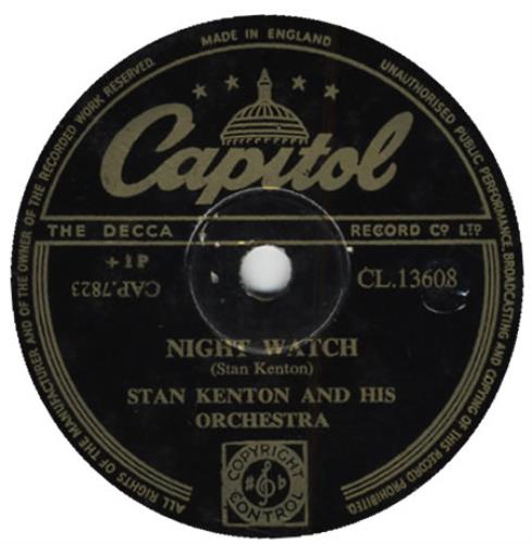 Stan Kenton Night Watch 78rpm shellac record UK SK278NI394420