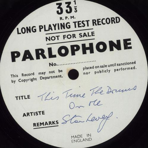 Stan Levey This Time The Drums On Me - 2 X 1-Sided Test Pressing 2-LP vinyl record set (Double LP Album) UK S3V2LTH675554
