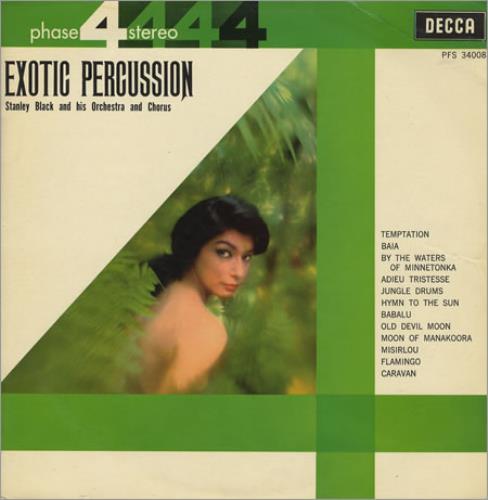 Stanley Black Exotic Percussion vinyl LP album (LP record) UK 1SBLPEX386163