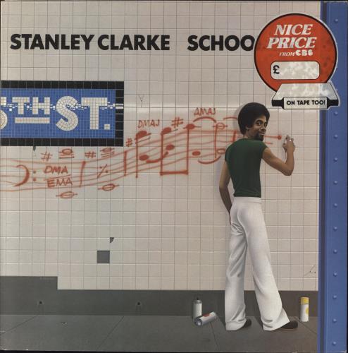 Stanley Clarke School Days - Company Insert vinyl LP album (LP record) UK SC8LPSC821640