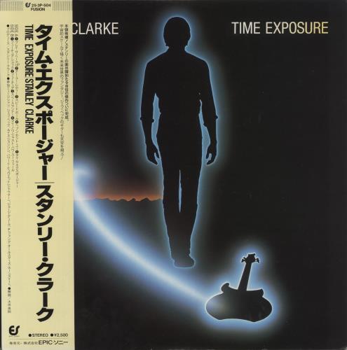 Stanley Clarke Time Exposure vinyl LP album (LP record) Japanese SC8LPTI882857