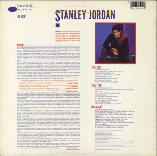 Stanley Jordan Magic Touch vinyl LP album (LP record) US S3WLPMA823400
