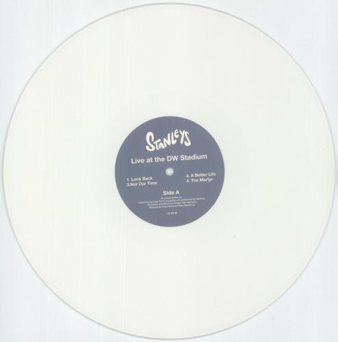 Stanleys Live At The DW Stadium - White Vinyl - Autographed vinyl LP album (LP record) UK 9WFLPLI877111