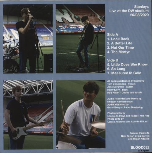 Stanleys Live At The DW Stadium - White Vinyl - Autographed vinyl LP album (LP record) UK 9WFLPLI877111