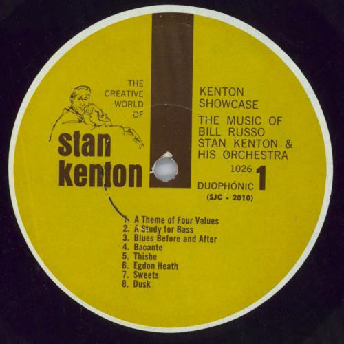 Stan Kenton Kenton Showcase Shrink US vinyl LP album (LP record) (820856)