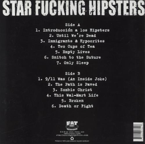 Star Fucking Hipsters Until We're Dead - Red Vinyl vinyl LP album (LP record) UK X0ALPUN837434