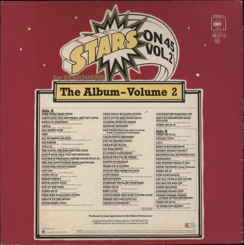 Star Sound Stars On 45 - The Album Volume 2 vinyl LP album (LP record) UK W7ALPST634419