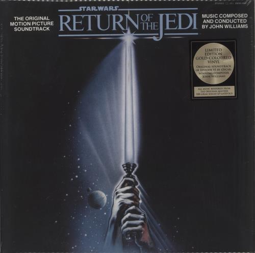 Star Wars Return of The Jedi - 180gm Gold Vinyl vinyl LP album (LP record) UK WRSLPRE736555