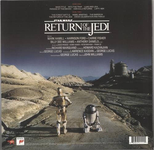 Star Wars Return of The Jedi - 180gm Gold Vinyl vinyl LP album (LP record) UK WRSLPRE736555