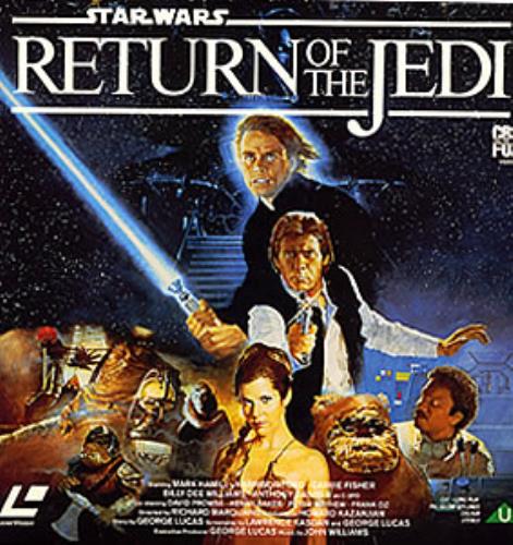 Star Wars Return Of The Jedi laserdisc / lazerdisc UK WRSLZRE352575