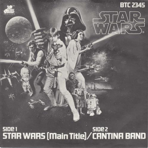 Star Wars Star Wars (Main Title) 7" vinyl single (7 inch record / 45) UK WRS07ST691584