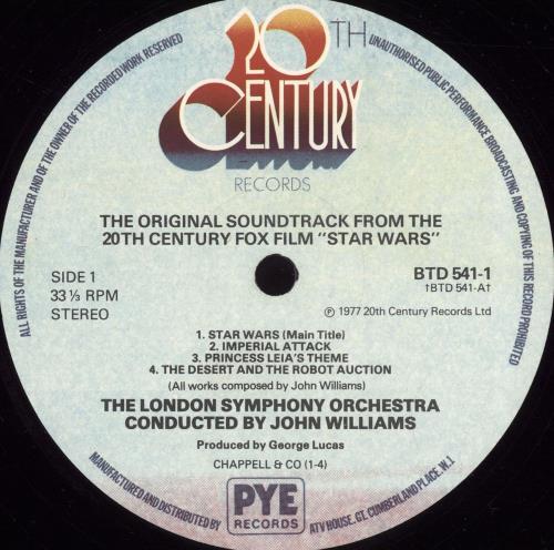 Star Wars Star Wars + Poster - EX 2-LP vinyl record set (Double LP Album) UK WRS2LST499667