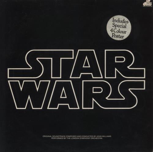 Star Wars Star Wars + Poster - VG 2-LP vinyl record set (Double LP Album) UK WRS2LST741651