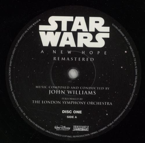 Star Wars Star Wars: A New Hope (Original Motion Picture Soundtrack) 2-LP vinyl record set (Double LP Album) UK WRS2LST871648