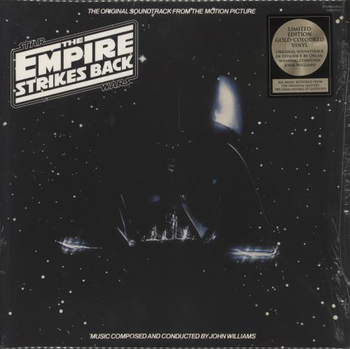 Star Wars The Empire Strikes Back - 180gm Gold Vinyl 2-LP vinyl record set (Double LP Album) UK WRS2LTH856586