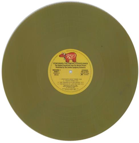 Star Wars The Empire Strikes Back - 180gm Gold Vinyl 2-LP vinyl record set (Double LP Album) UK WRS2LTH856586