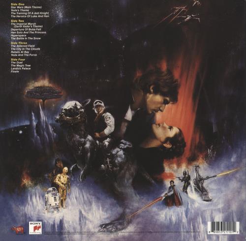 Star Wars The Empire Strikes Back - 180gm Gold Vinyl 2-LP vinyl record set (Double LP Album) UK WRS2LTH856586