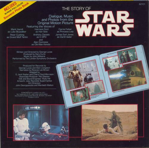 Star Wars The Story Of Star Wars vinyl LP album (LP record) US WRSLPTH819227