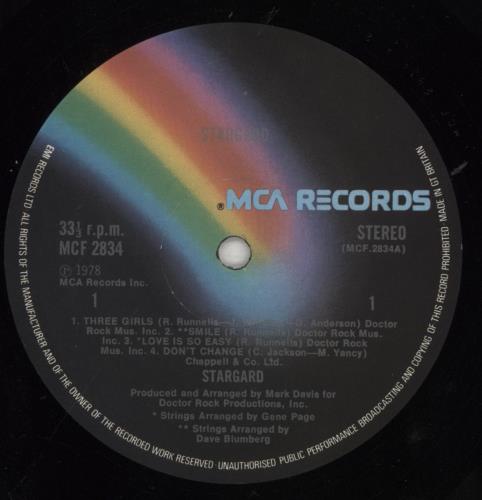 Stargard Stargard vinyl LP album (LP record) US SH7LPST446642