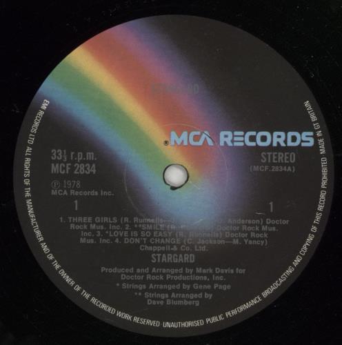 Stargard Stargard vinyl LP album (LP record) UK SH7LPST762371