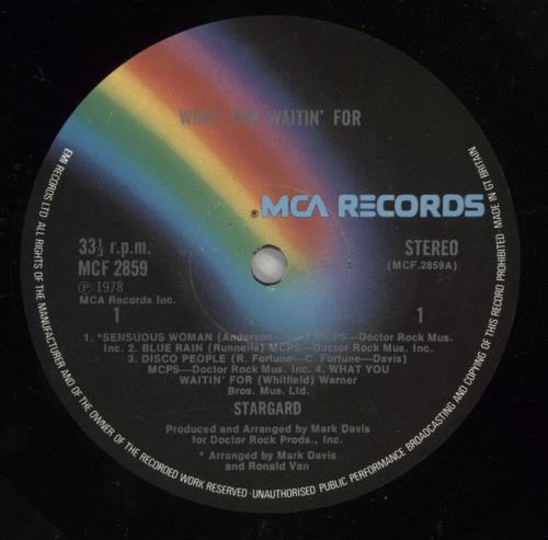 Stargard What You Waitin' For vinyl LP album (LP record) UK SH7LPWH430200