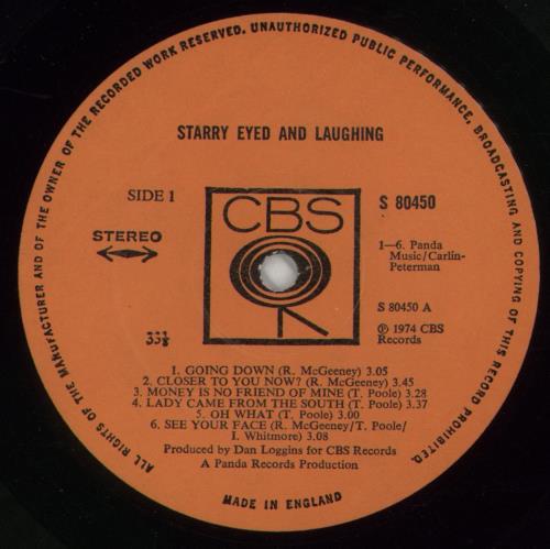 Starry Eyed And Laughing Starry Eyed & Laughing + Insert vinyl LP album (LP record) UK YEDLPST600070