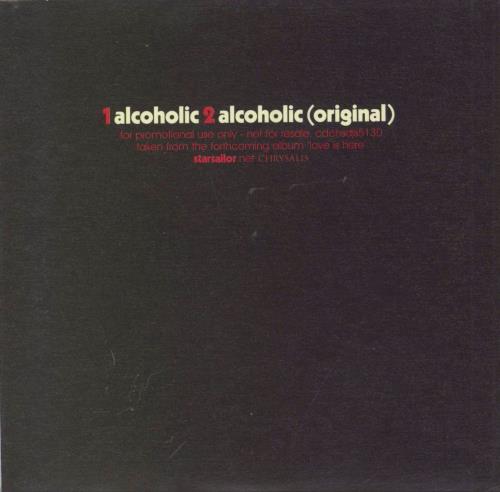 Starsailor Alcoholic CD single (CD5 / 5") UK SAOC5AL194774