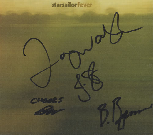 Starsailor Fever - Autographed CD single (CD5 / 5") UK SAOC5FE455560