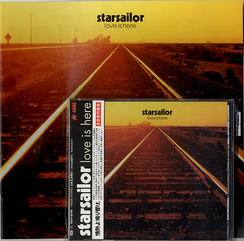 Starsailor Love Is Here CD album (CDLP) Japanese SAOCDLO201849
