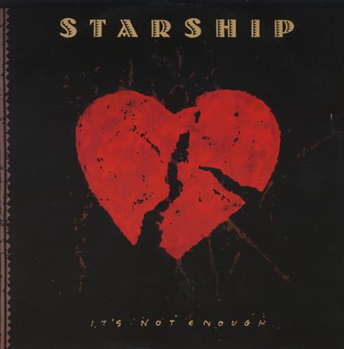 Starship It's Not Enough 12" vinyl single (12 inch record / Maxi-single) UK SHI12IT192317