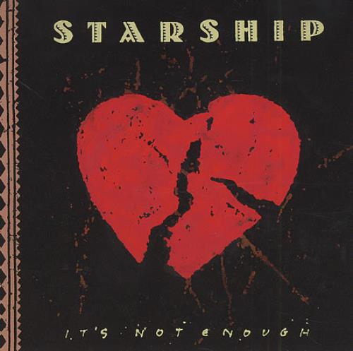 Starship It's Not Enough CD single (CD5 / 5") US SHIC5IT412495