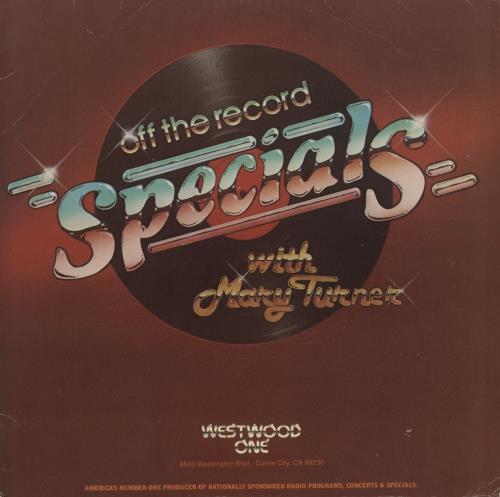 Starship Off The Record Specials With Mary Turner 2-LP vinyl record set (Double LP Album) US SHI2LOF875618