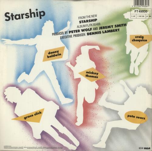 Starship We Built This City 12" vinyl single (12 inch record / Maxi-single) UK SHI12WE116560