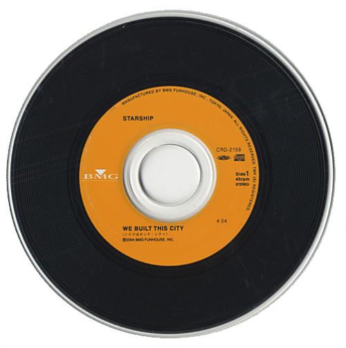 Starship We Built This City 3" CD single (CD3) Japanese SHIC3WE442403