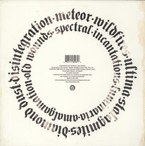 State Faults Resonate/Desperate - White & Pink Haze Vinyl vinyl LP album (LP record) US 9WBLPRE879692