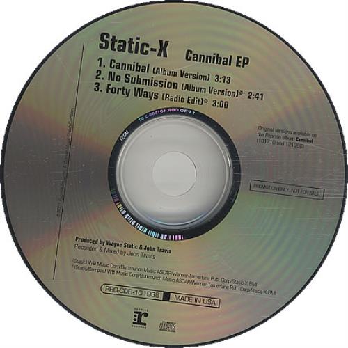 Static-X Cannibal EP CD single (CD5 / 5") US SXIC5CA409003
