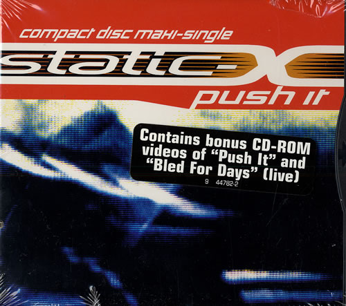 Static-X Push It CD single (CD5 / 5") US SXIC5PU476189
