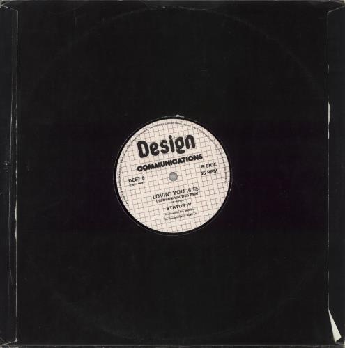 Status IV Lovin' You 12" vinyl single (12 inch record / Maxi-single) UK 9WA12LO874197