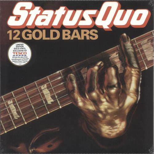 Status Quo 12 Gold Bars - 180gm Gold Vinyl - Sealed vinyl LP album (LP record) UK QUOLPGO707172