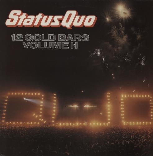 Status Quo 12 Gold Bars Volume 1+1 - Promo Stamped 2-LP vinyl record set (Double LP Album) UK QUO2LGO763408