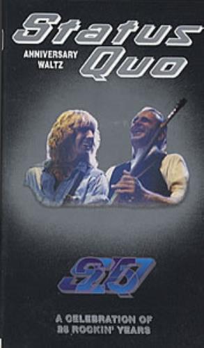 Status Quo Anniversary Waltz video (VHS or PAL or NTSC) UK QUOVIAN167517