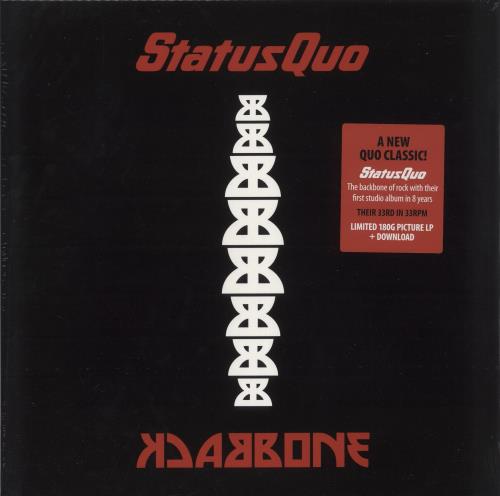 Status Quo Backbone - Sealed picture disc LP (vinyl picture disc album) UK QUOPDBA872477