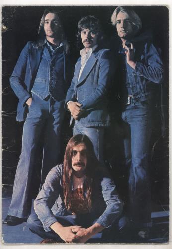 Status Quo Blue For You + Scarf tour programme UK QUOTRBL732069