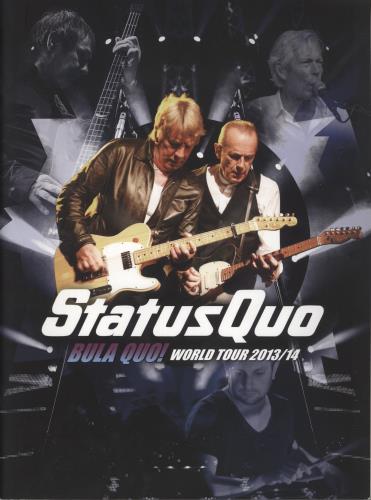 Status Quo Bula Quo! tour programme UK QUOTRBU881366