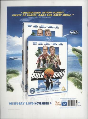 Status Quo Bula Quo! tour programme UK QUOTRBU881366